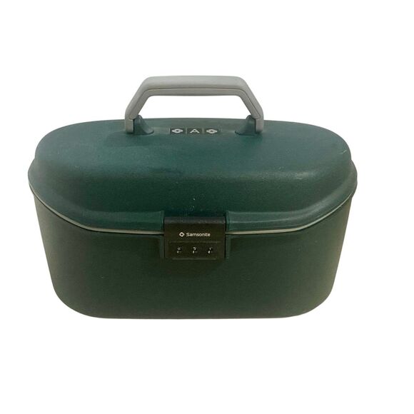 Vintage Samsonite Oyster GLS  Luggage Train Case Carry-On Combination Lock Made - Picture 1 of 8